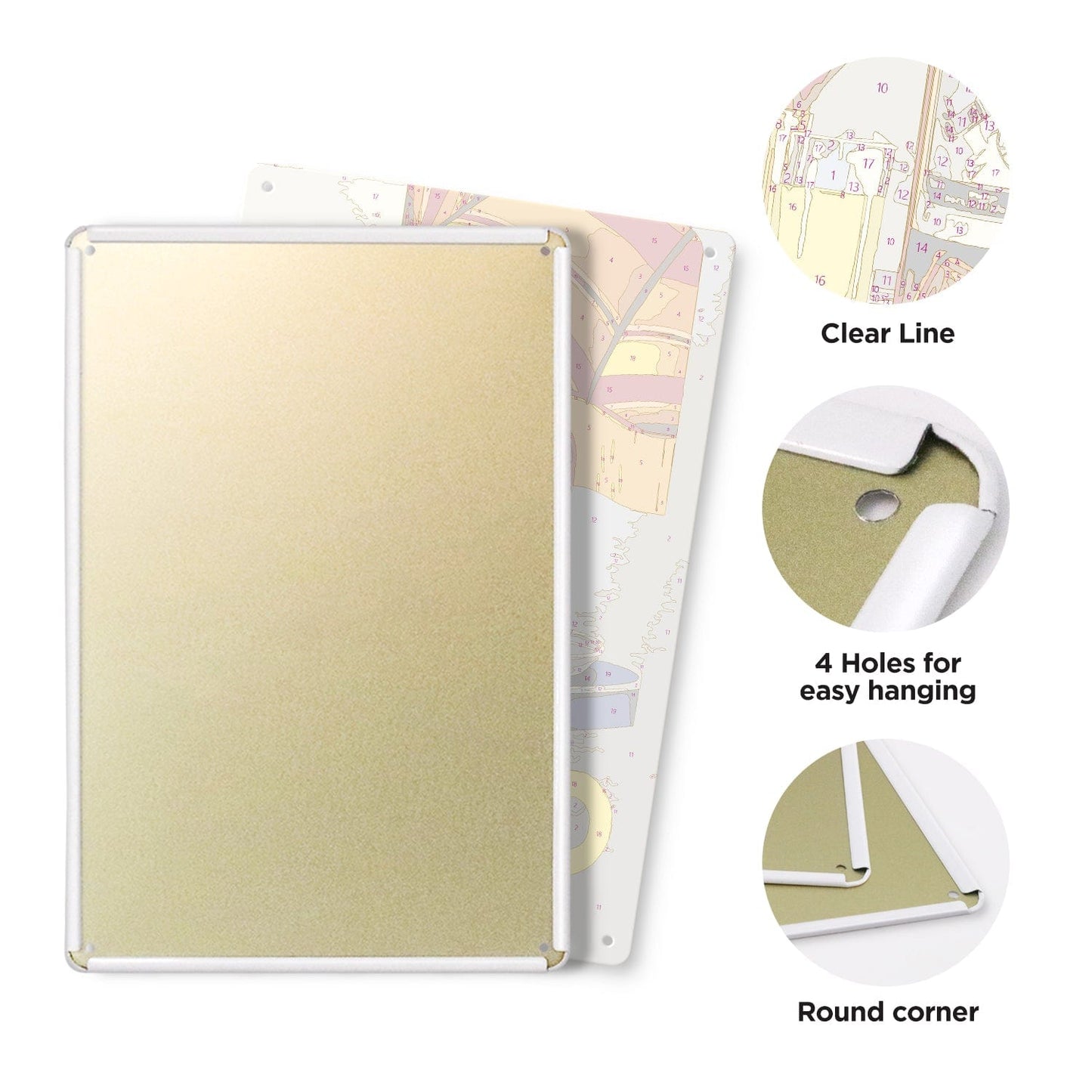 DIYArtCool™ Metal Bar/Posters Art Paint By Numbers- Ricard Apéritif Anisé #17 (20x30cm /7.8"x11.8")