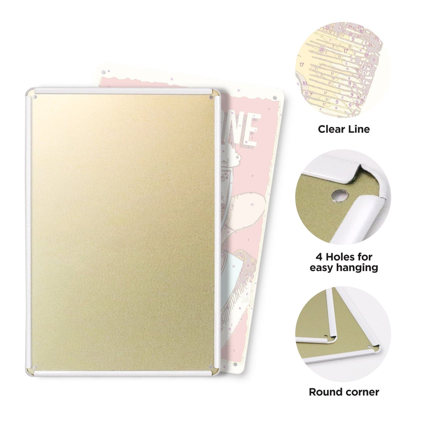 DIYArtCool™ Metal Bar/Posters Art Paint By Numbers- Beer Zone Cheers #03 (20x30cm /7.8"x11.8")