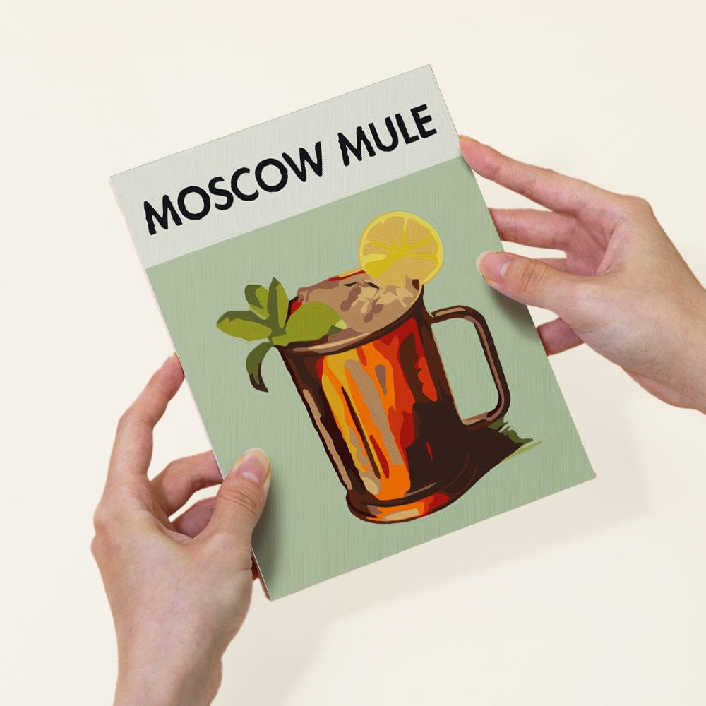 6 Mini Paintings – Cocktail Hour Set (5.9” x 7.9” / 15 x 20 cm)
