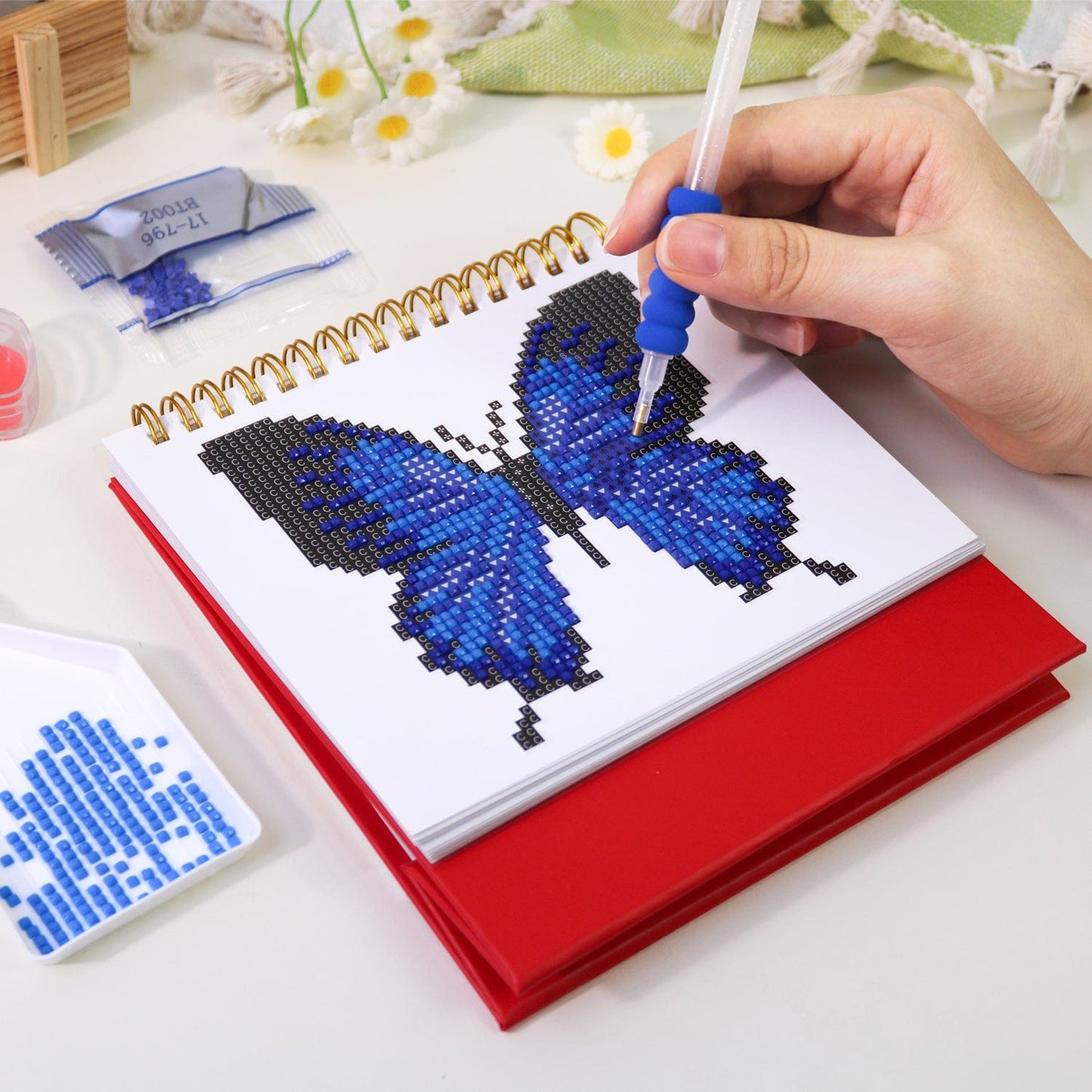 DIYArtCool™ 2026 Desk Calendar Series – Butterflies /Diamond Painting(17cm x 15cm)