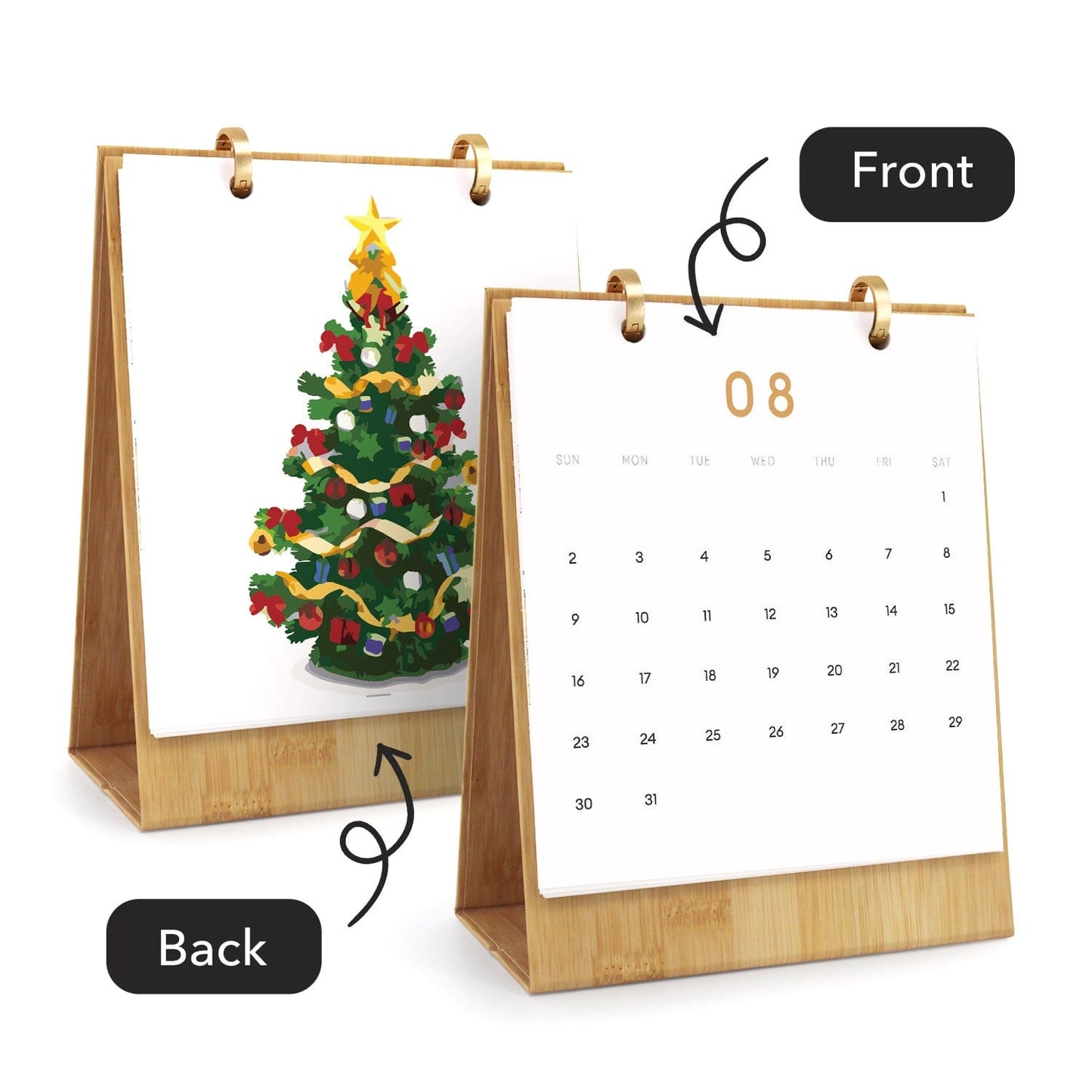 2026 Desk Calendar Series – Christmas Carnival /Paint by Numbers(18.2cm x 22.5cm)
