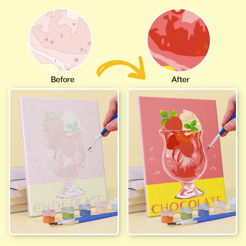 6 Mini Paintings – Summer Treats (5.9” x 7.9” / 15 x 20 cm)