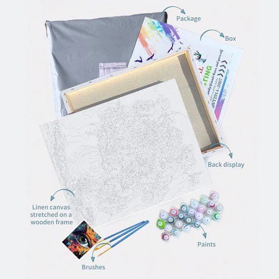 ArtVibe™ Blossom Your Creativity - DIY Paint By Numbers 'Roses Bouquet' Kit - ArtVibe Paint by Numbers