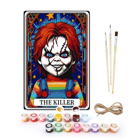 DIYArtCool™ Metal Bar/Posters Art Paint By Numbers- The Killer #31 (20x30cm /7.8"x11.8"）