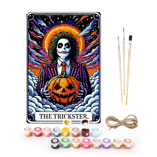 DIYArtCool™ Metal Bar/Posters Art Paint By Numbers- The Trickster II #29 (20x30cm /7.8"x11.8"）