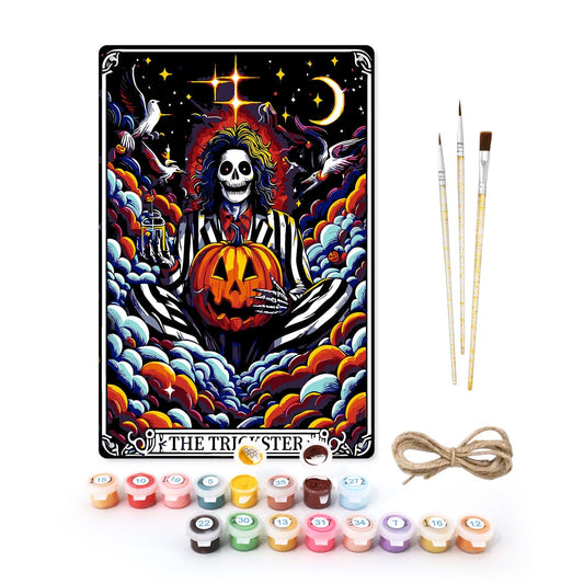 DIYArtCool™ Metal Bar/Posters Art Paint By Numbers- The Trickster #28 (20x30cm /7.8"x11.8"）
