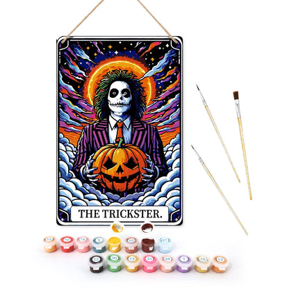 DIYArtCool™ Metal Bar/Posters Art Paint By Numbers- The Trickster II #29 (20x30cm /7.8"x11.8"）