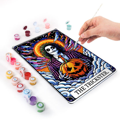 DIYArtCool™ Metal Bar/Posters Art Paint By Numbers- The Trickster II #29 (20x30cm /7.8"x11.8"）