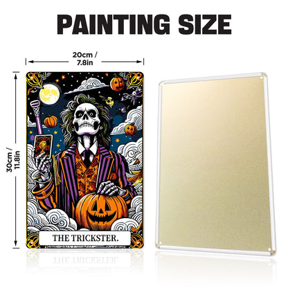 DIYArtCool™ Metal Bar/Posters Art Paint By Numbers- Haunted Selfie #30 (20x30cm /7.8"x11.8"）