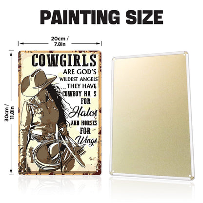 DIYArtCool™ Metal Bar/Posters Art Paint By Numbers- Wild Angels #24 (20x30cm /7.8"x11.8"）