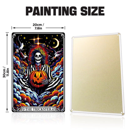 DIYArtCool™ Metal Bar/Posters Art Paint By Numbers- The Trickster #28 (20x30cm /7.8"x11.8"）