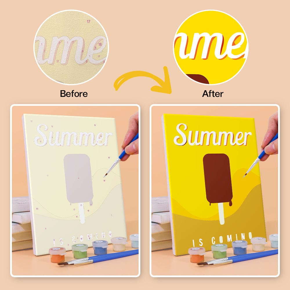 6 Mini Paintings – Vacation Moodboard (5.9” x 7.9” / 15 x 20 cm)