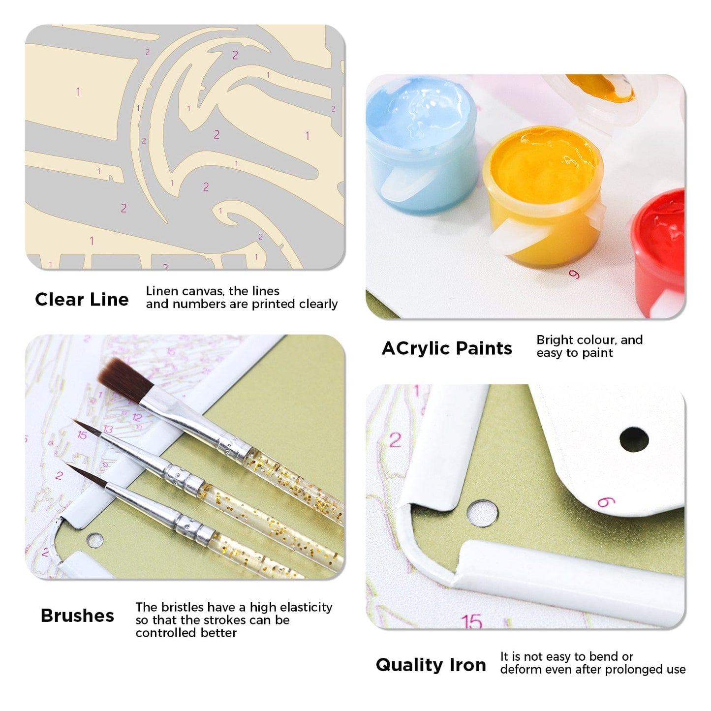 DIYArtCool™ Metal Bar/Posters Art Paint By Numbers- On Tap Cold Bee #04 (20x30cm /7.8"x11.8"）