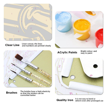 DIYArtCool™ Metal Bar/Posters Art Paint By Numbers- On Tap Cold Bee #04 (20x30cm /7.8"x11.8"）