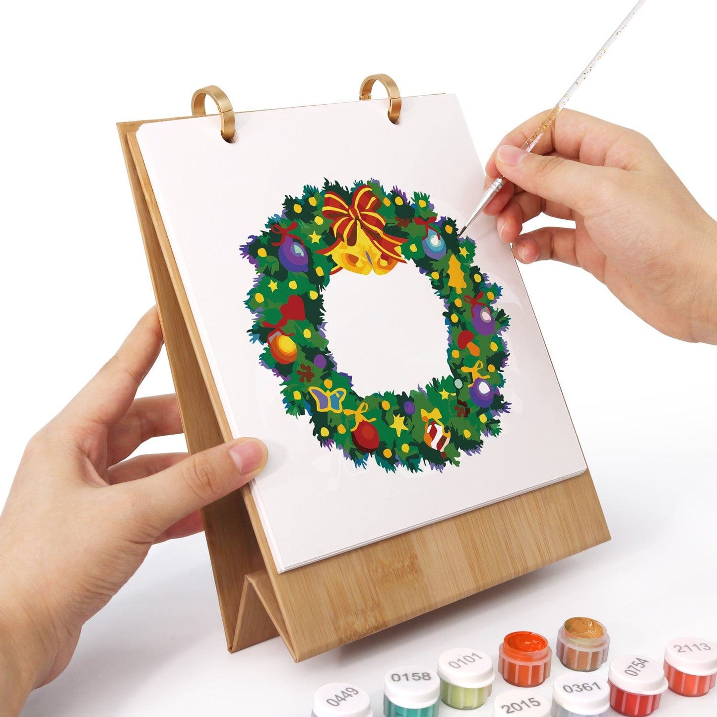 2026 Desk Calendar Series –  Christmas theme /Paint by Numbers(18.2cm x 22.5cm)