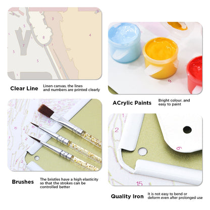 DIYArtCool™ Metal Bar/Posters Art Paint By Numbers- Always on Tap #08 (20x30cm /7.8"x11.8"）