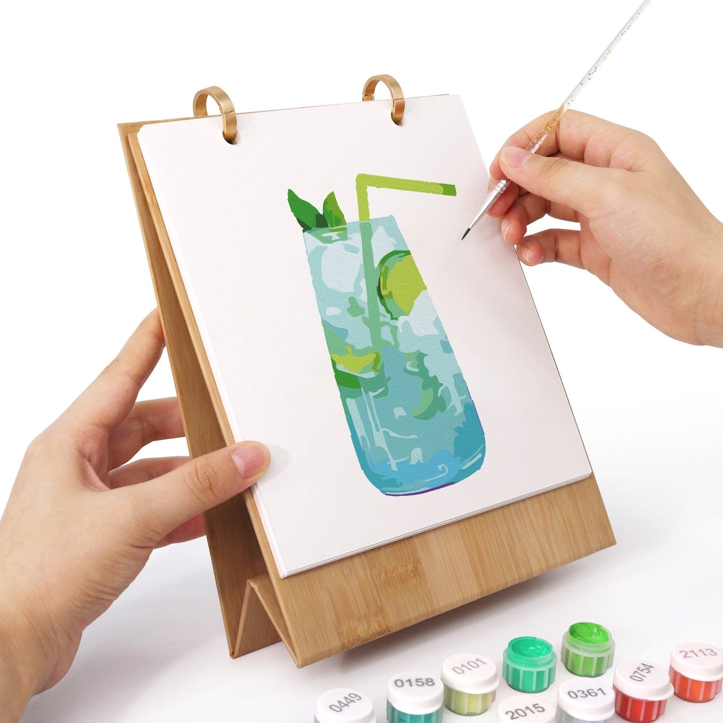 2026 Desk Calendar Series –  Drinks /Paint by Numbers(18.2cm x 22.5cm)