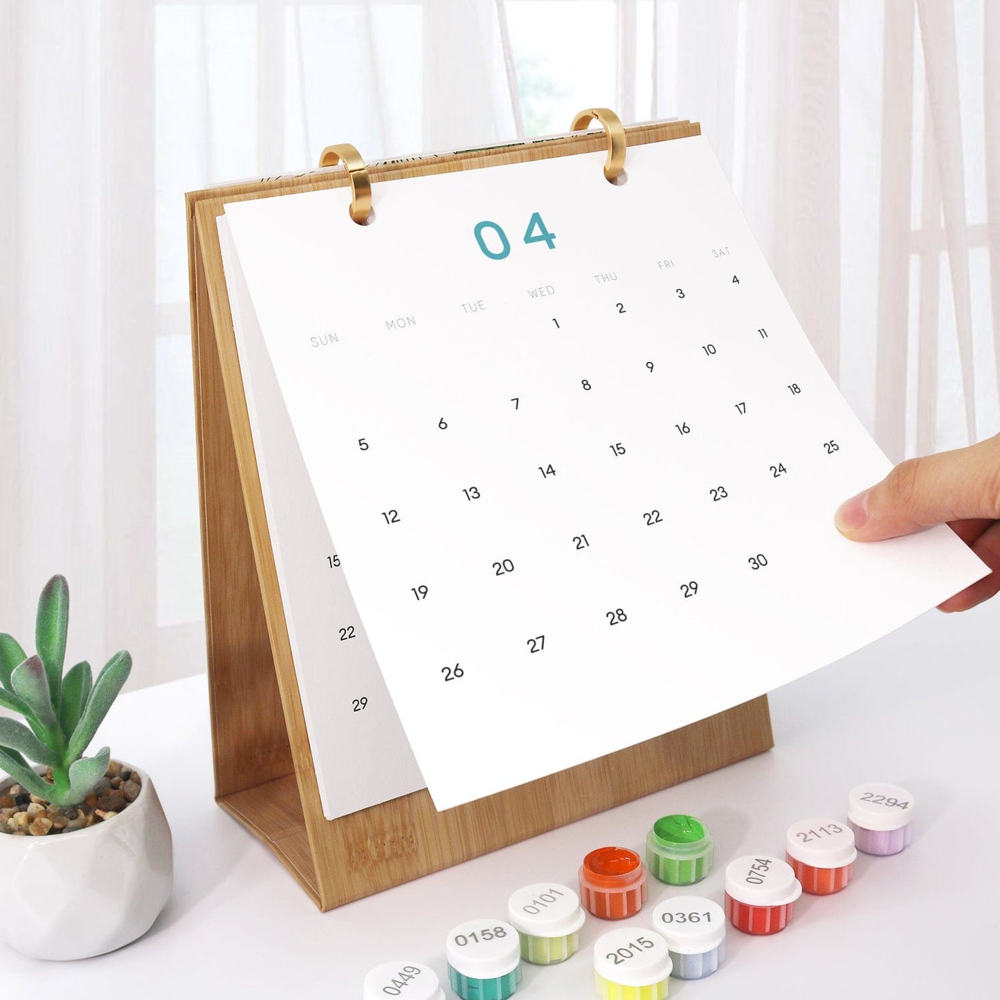 2026 Desk Calendar Series –  Cocktails /Paint by Numbers(18.2cm x 22.5cm)