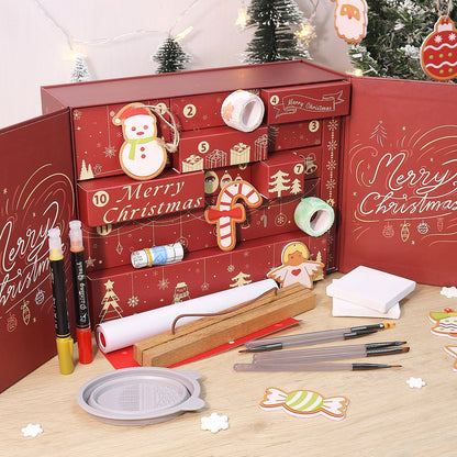 DIYArtCool Christmas Surprise Gift Box 🎄  – Paint by Numbers Edition B