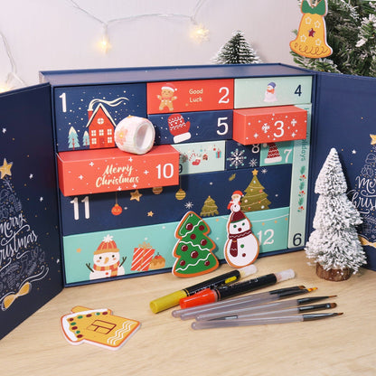 DIYArtCool Christmas Surprise Gift Box 🎄  – Paint by Numbers Edition A