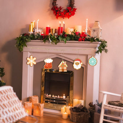 🎄Christmas Decorations Paint-By-Numbers – 8PCS Holiday Craft Set MBH38