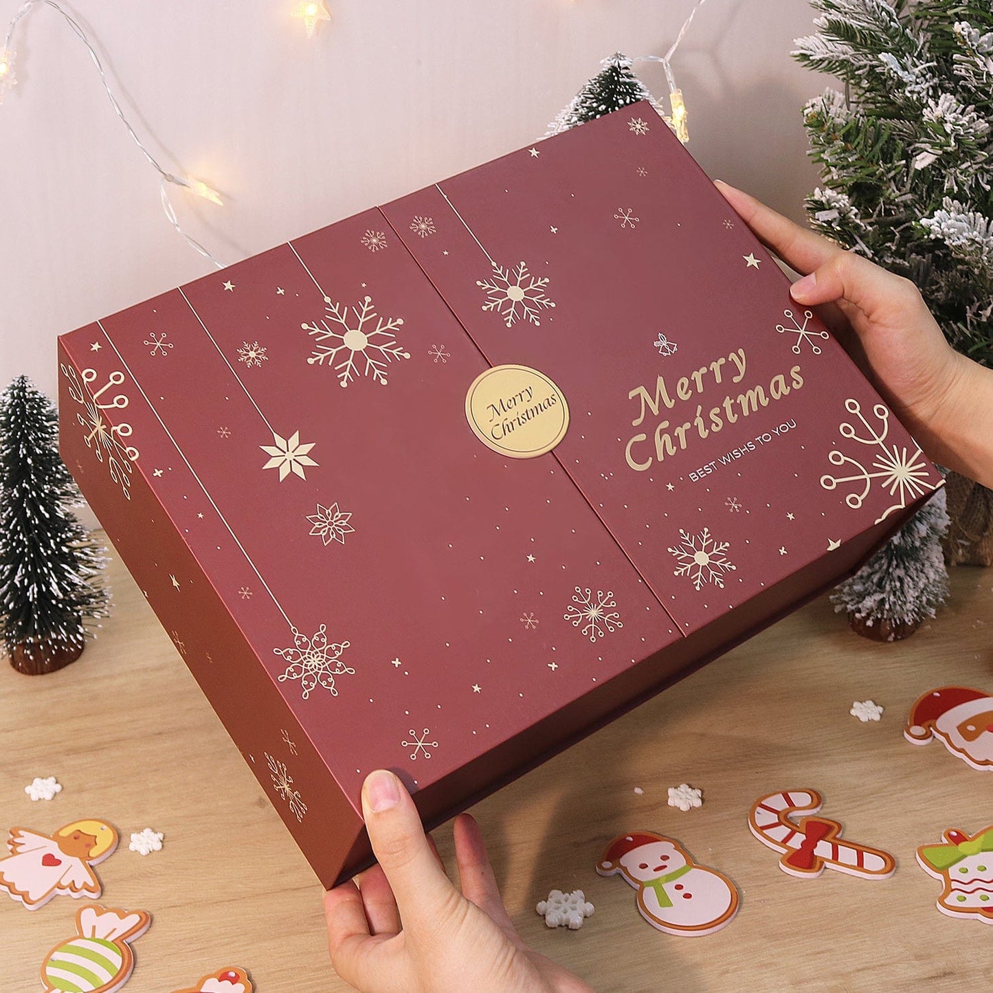 DIYArtCool Christmas Surprise Gift Box 🎄  – Paint by Numbers Edition B