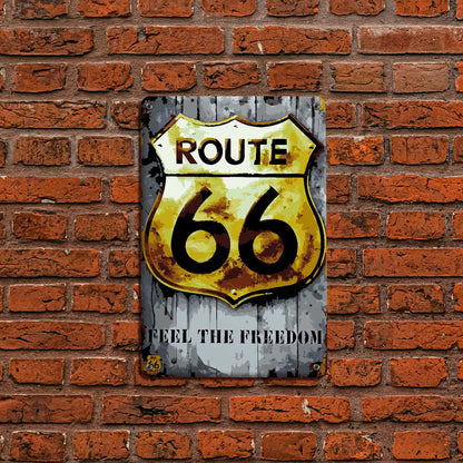DIYArtCool™ Metal Bar/Posters Art Paint By Numbers- Feel the Freedom #27 (20x30cm /7.8"x11.8"）