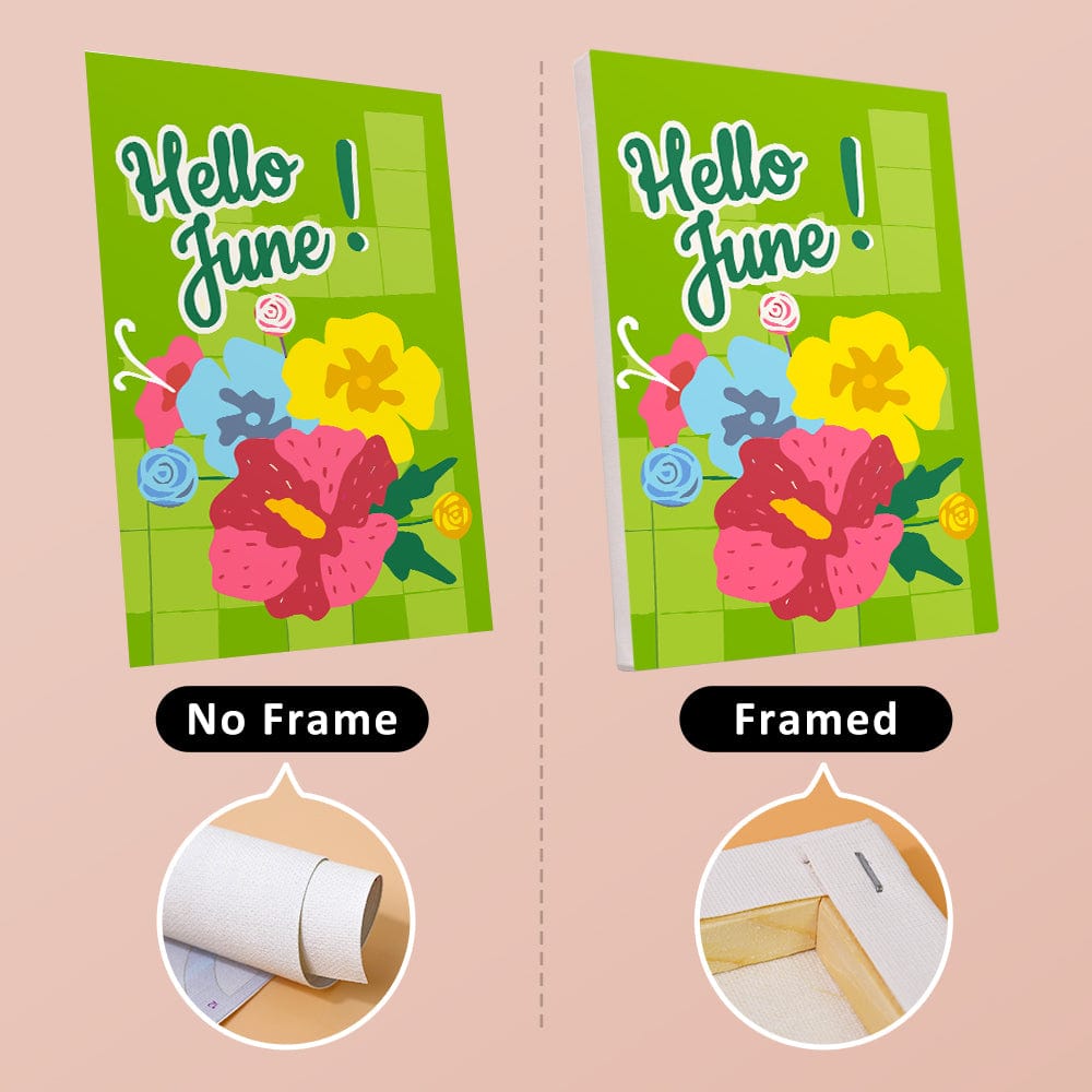 6 Mini Paintings – Summer Vibes Poster Set (5.9” x 7.9” / 15 x 20 cm)