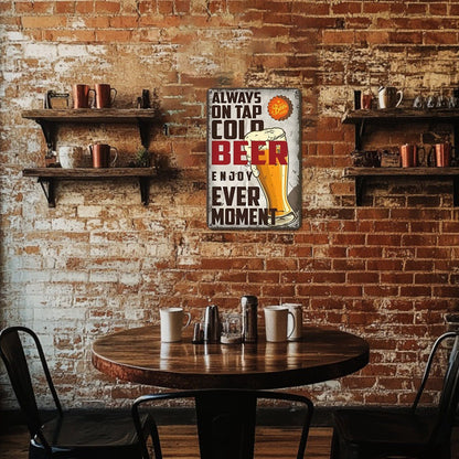DIYArtCool™ Metal Bar/Posters Art Paint By Numbers- Always on Tap #08 (20x30cm /7.8"x11.8"）