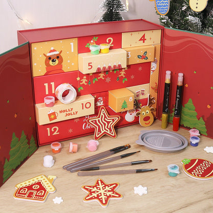 DIYArtCool Christmas Surprise Gift Box 🎄  – Paint by Numbers Edition D