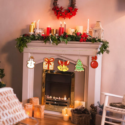 🎄Christmas Decorations Paint-By-Numbers – 8PCS Holiday Craft Set MBH23