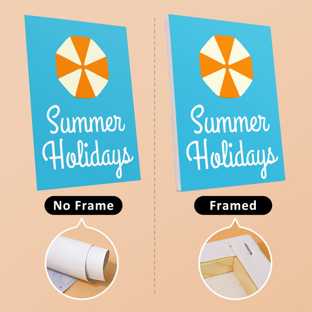 6 Mini Paintings – Vacation Moodboard (5.9” x 7.9” / 15 x 20 cm)