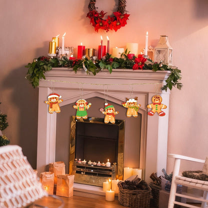 🎄 Christmas Decorations Paint-By-Numbers – 8PCS Holiday Craft Set MBH36