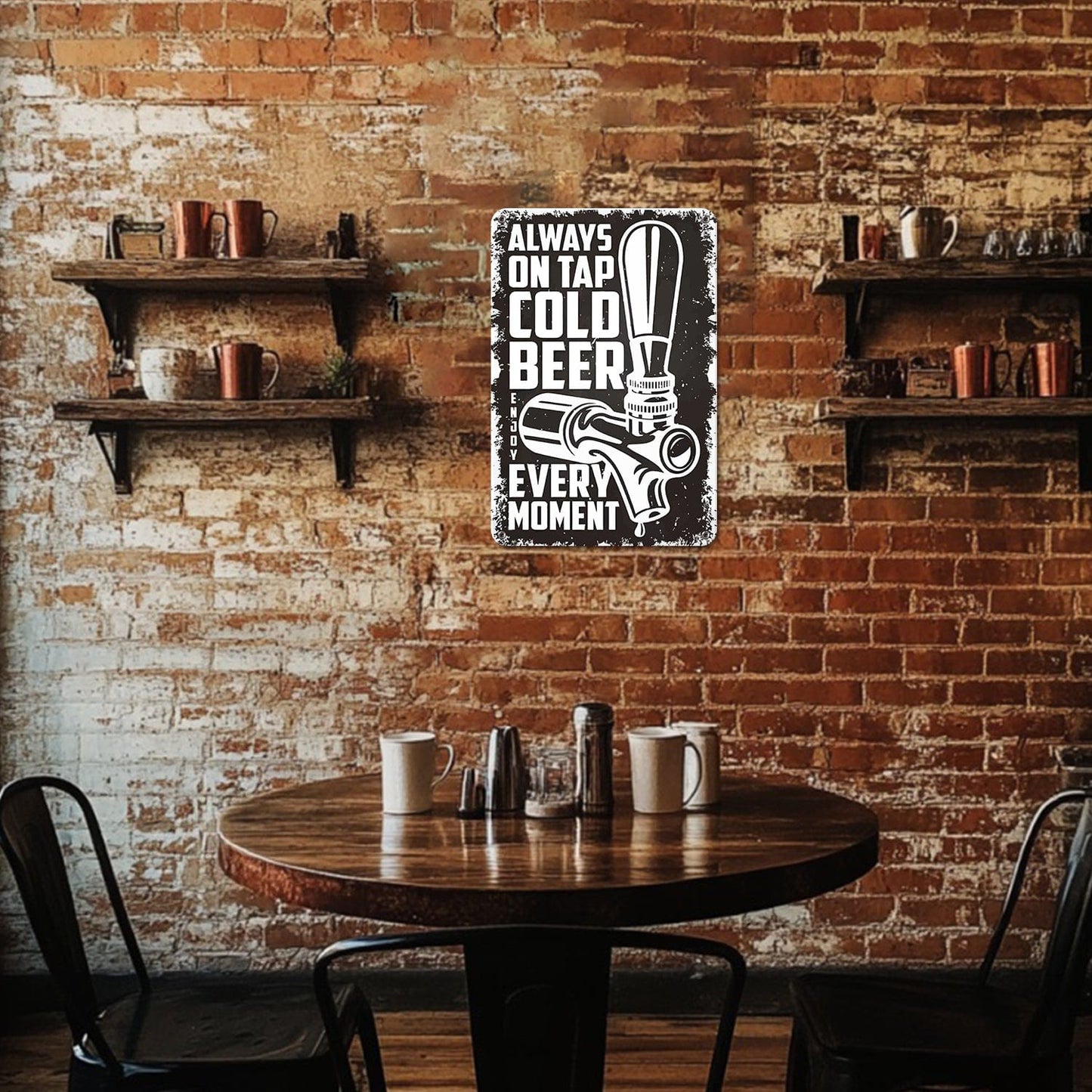 DIYArtCool™ Metal Bar/Posters Art Paint By Numbers- Cold Beer On Tap #07 (20x30cm /7.8"x11.8"）