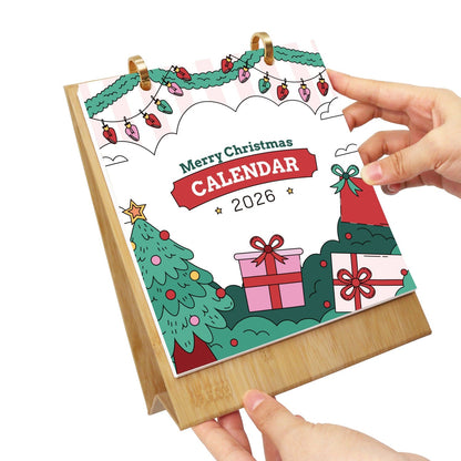 2026 Desk Calendar Series –  Christmas theme /Paint by Numbers(18.2cm x 22.5cm)