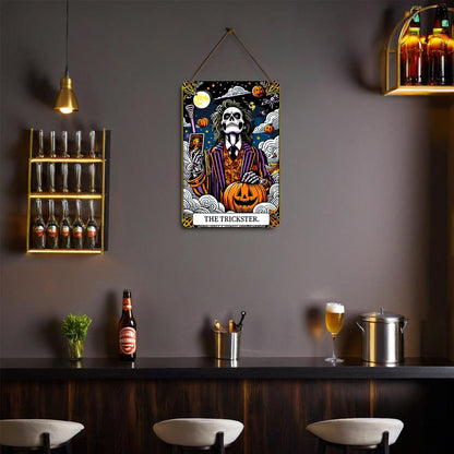 DIYArtCool™ Metal Bar/Posters Art Paint By Numbers- Haunted Selfie #30 (20x30cm /7.8"x11.8"）