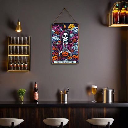 DIYArtCool™ Metal Bar/Posters Art Paint By Numbers- The Trickster #32 (20x30cm /7.8"x11.8"）