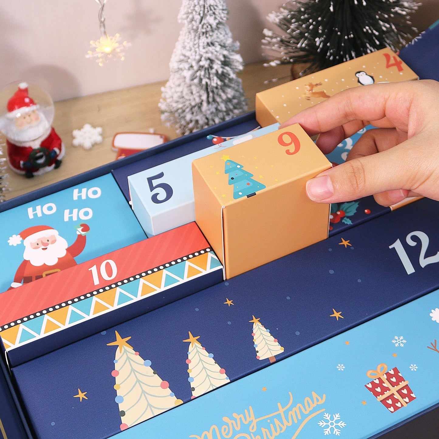 DIYArtCool Christmas Surprise Gift Box 🎄  – Paint by Numbers Edition C