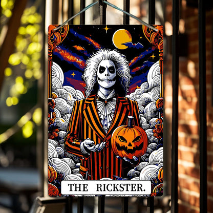 DIYArtCool™ Metal Bar/Posters Art Paint By Numbers- Halloween Skeleton #23 (20x30cm /7.8"x11.8"）
