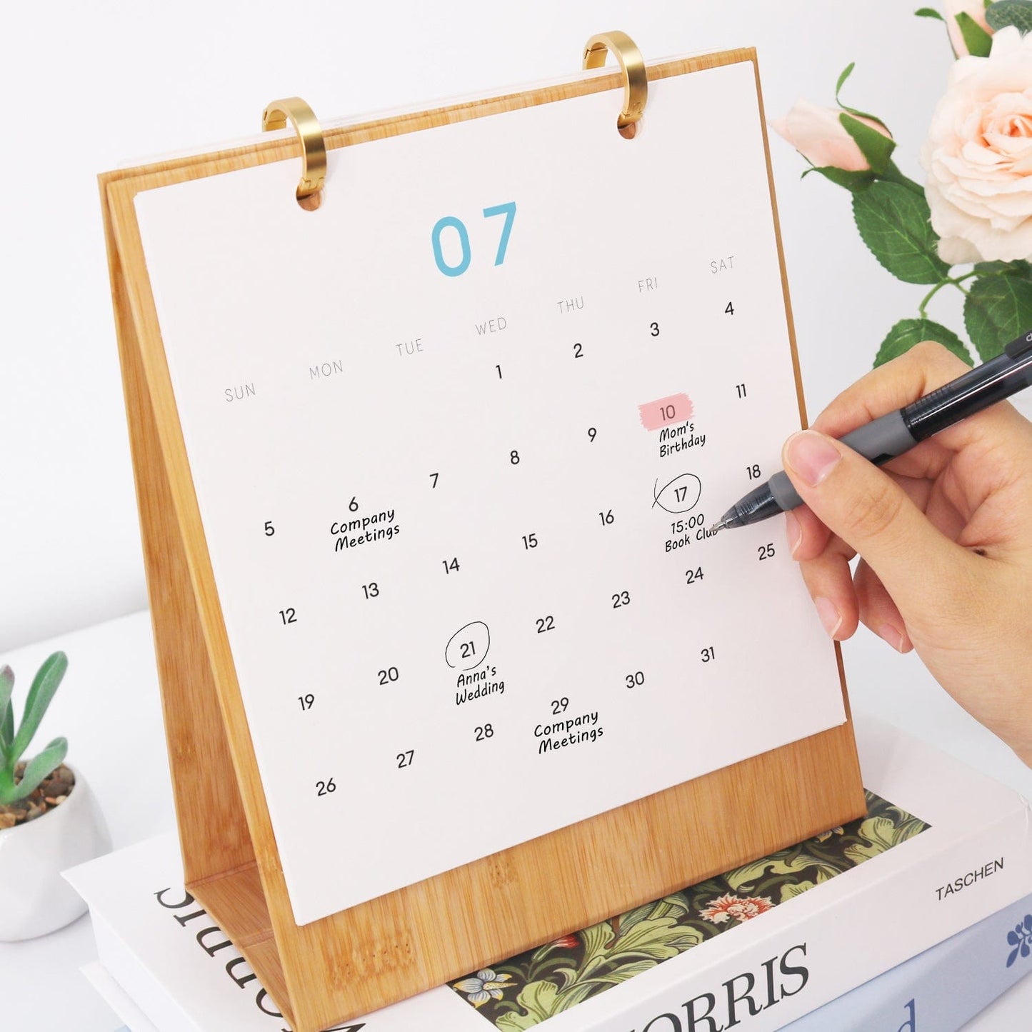 2026 Desk Calendar Series –  Drinks /Paint by Numbers(18.2cm x 22.5cm)