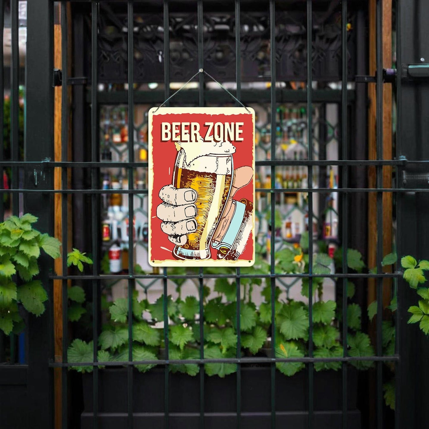 DIYArtCool™ Metal Bar/Posters Art Paint By Numbers- Beer Zone Cheers #03 (20x30cm /7.8"x11.8"）
