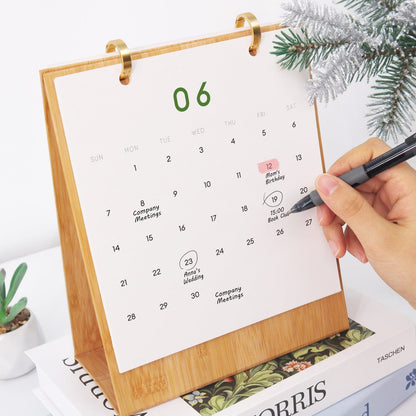 2026 Desk Calendar Series –  Christmas elements /Paint by Numbers(18.2cm x 22.5cm)