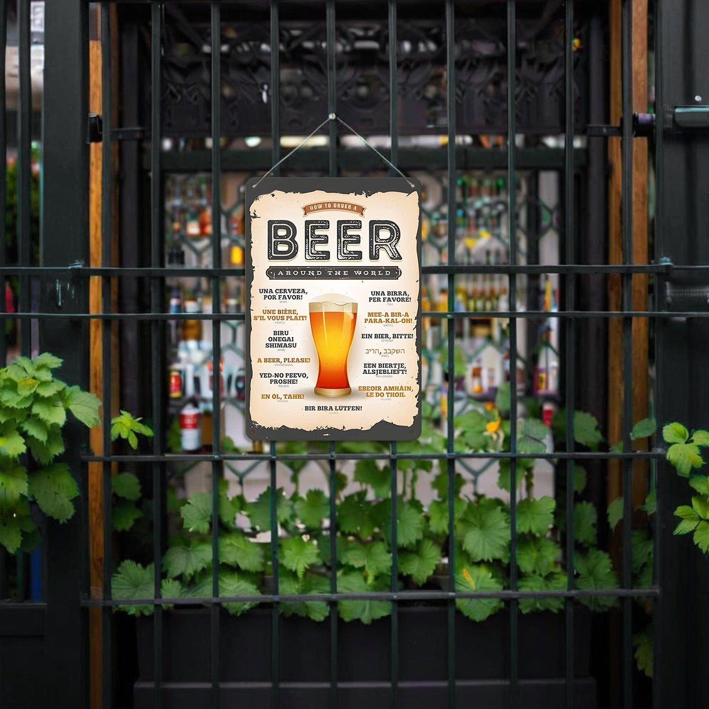 DIYArtCool™ Metal Bar/Posters Art Paint By Numbers- Beer Please! #01（20x30cm /7.8"x11.8"）