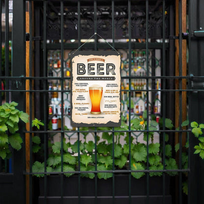 DIYArtCool™ Metal Bar/Posters Art Paint By Numbers- Beer Please! #01（20x30cm /7.8"x11.8"）