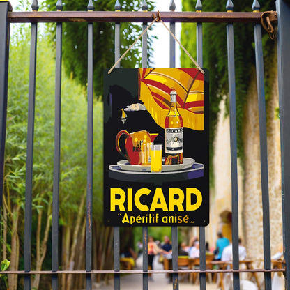 DIYArtCool™ Metal Bar/Posters Art Paint By Numbers- Ricard Moment #19 (20x30cm /7.8"x11.8"）