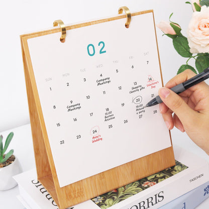 2026 Desk Calendar Series –  Cocktails /Paint by Numbers(18.2cm x 22.5cm)