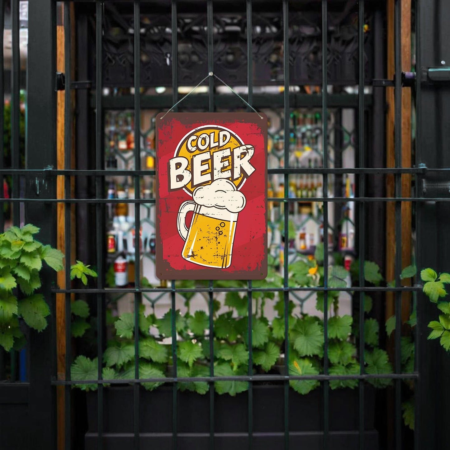 DIYArtCool™ Metal Bar/Posters Art Paint By Numbers- Cold Beer Classic  #06(20x30cm /7.8"x11.8"）