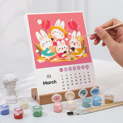 2026 Calendar Series – World Scenic Spots / Animal Series /Paint by Numbers(28.3cm x 21cm)