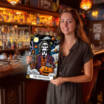 DIYArtCool™ Metal Bar/Posters Art Paint By Numbers- Haunted Selfie #30 (20x30cm /7.8"x11.8"）