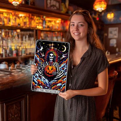 DIYArtCool™ Metal Bar/Posters Art Paint By Numbers- The Trickster #28 (20x30cm /7.8"x11.8"）